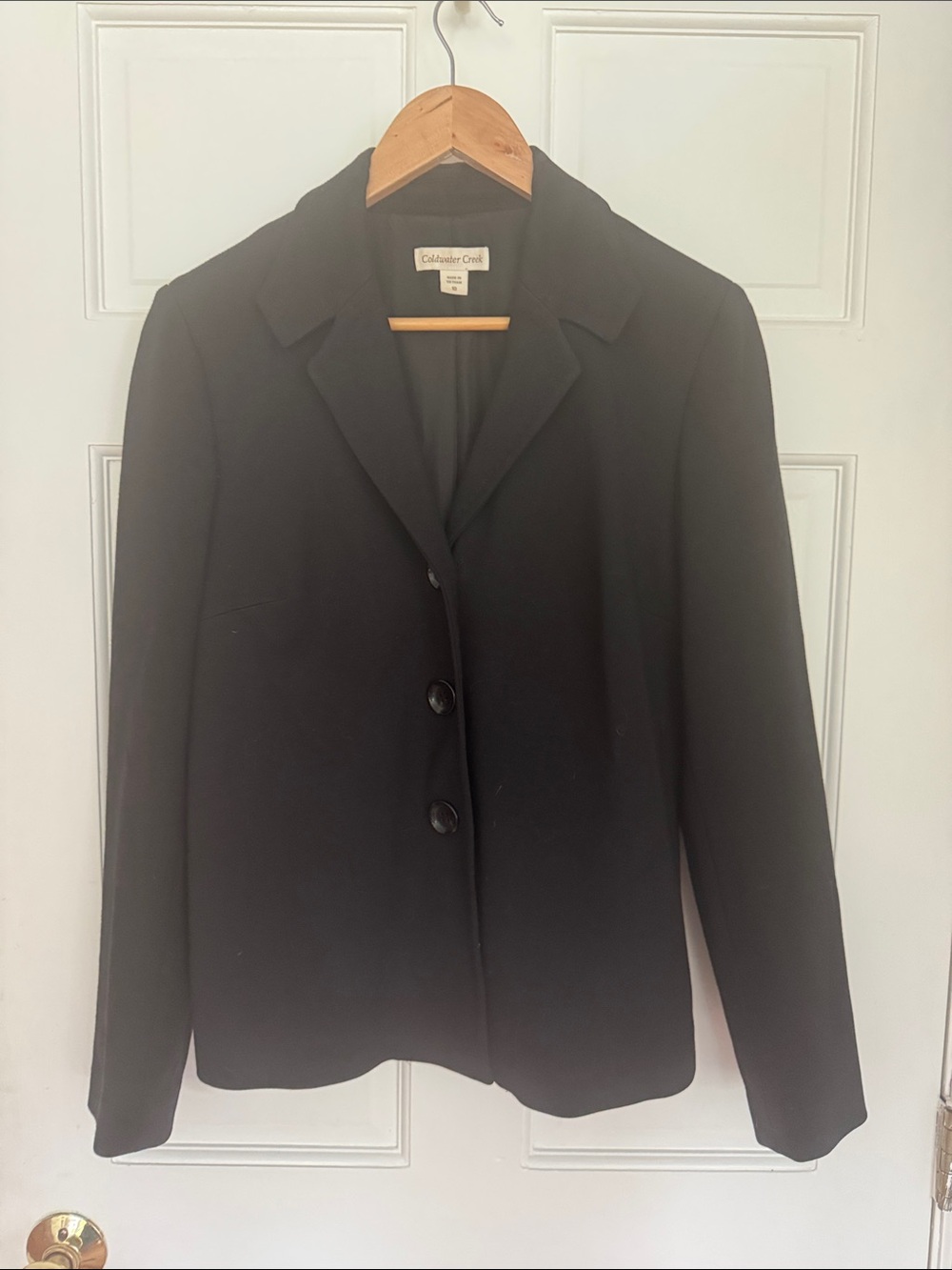 Coldwater Creek Women's Black Tailored Jacket
